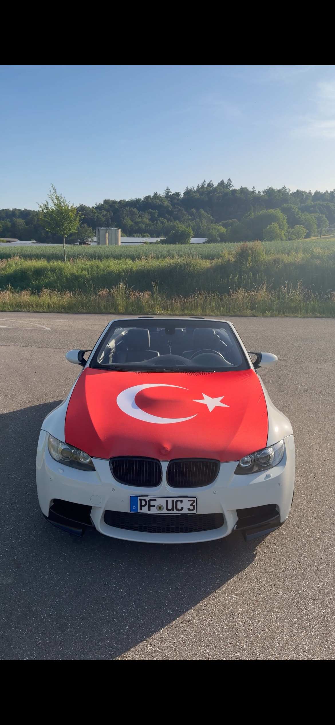 Türkei Motorhauben Flagge