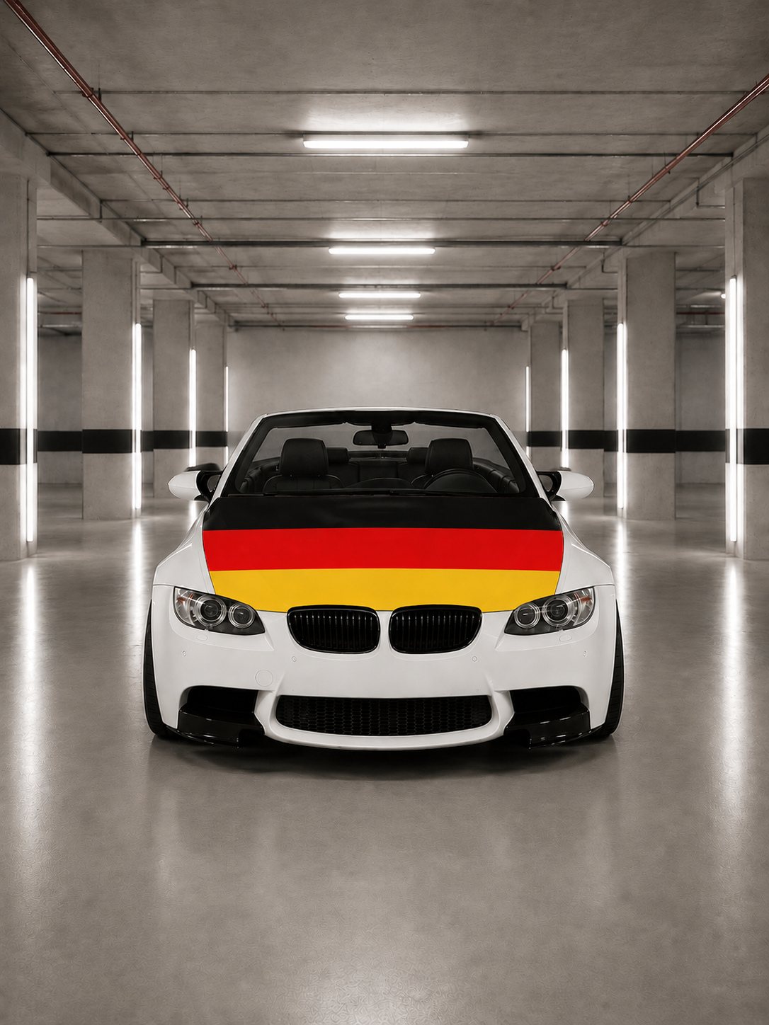 Deutschland Motorhauben Flagge