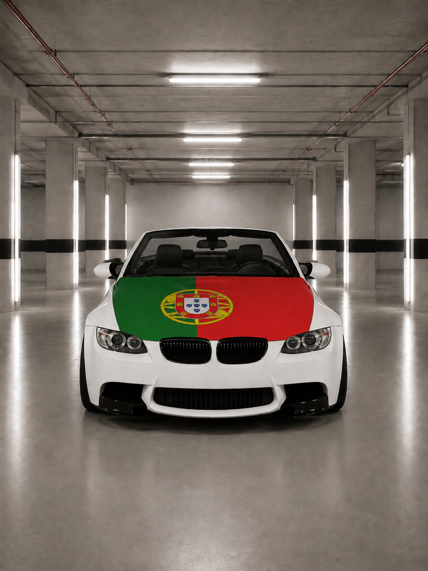 Portugal Motorhauben Flagge