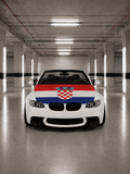 Kroatien Motorhauben Flagge